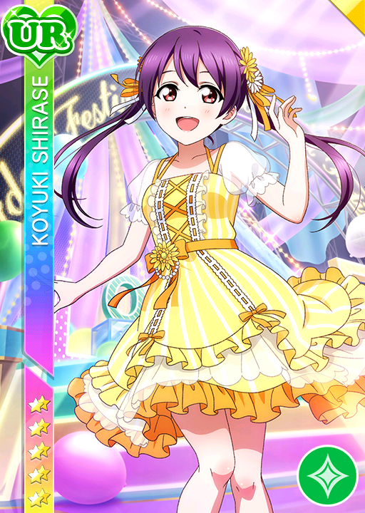 blush, character_name, dress, long_hair, love_live!_school_idol_festival, shirase_koyuki, smile, violet_eyes
