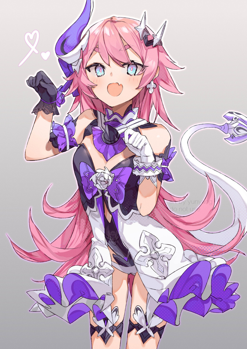 1girl, :d, absurdres, alternate_color, asymmetrical_gloves, bangs, bare_shoulders, black_gloves