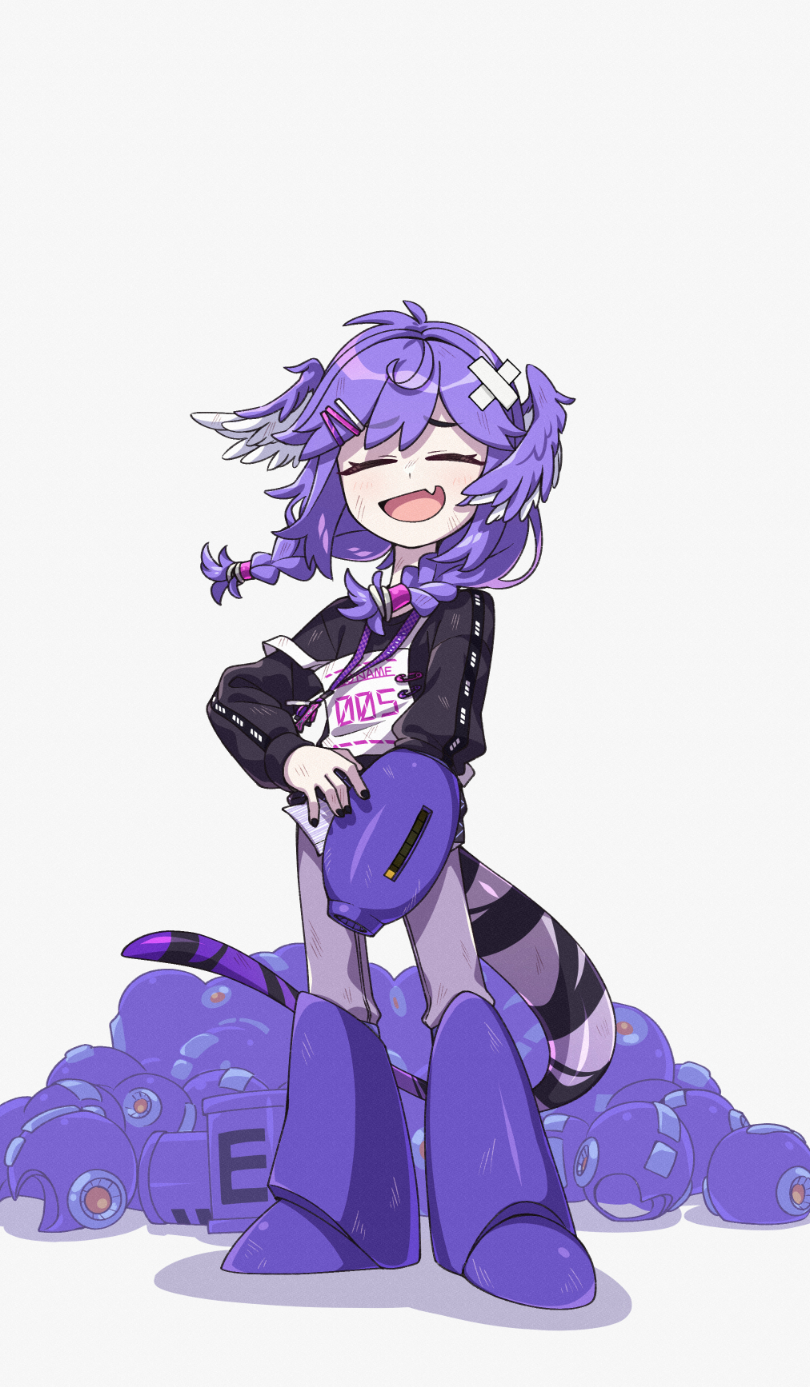 1girl, braid, closed_eyes, dragon_girl, dragon_tail, dragon_wings, eyebrows_visible_through_hair, fang