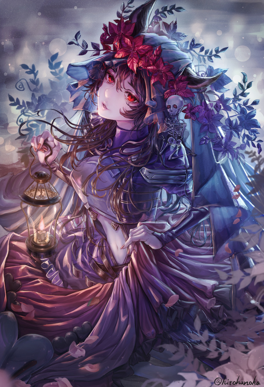 1girl, animal_ears, armor, armored_dress, bangs, black_hair, breastplate, clothes_lift