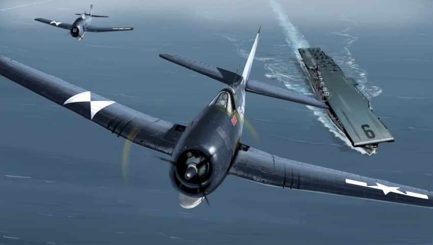 aircraft, aircraft_carrier, airplane, canopy_(aircraft), f6f_hellcat, flight_deck, highres, japanese_flag