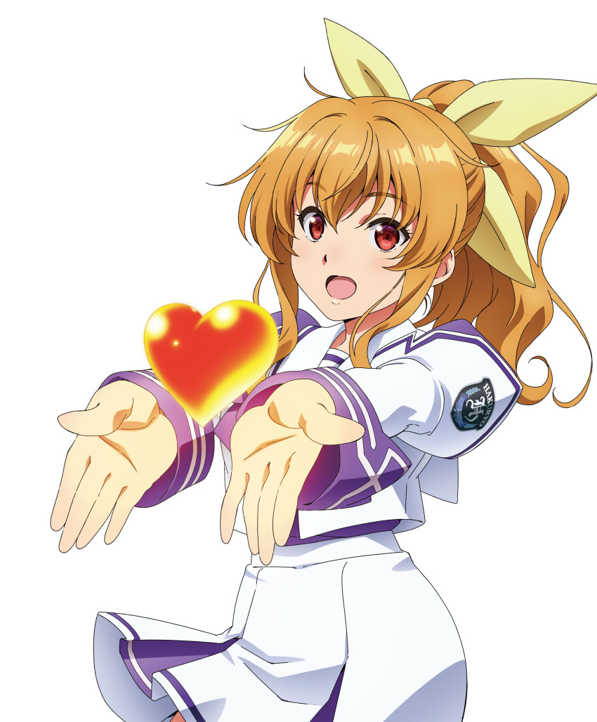 absurdres, artist_request, bangs, bokutachi_no_remake, bow, brown_hair, cosplay, crossover