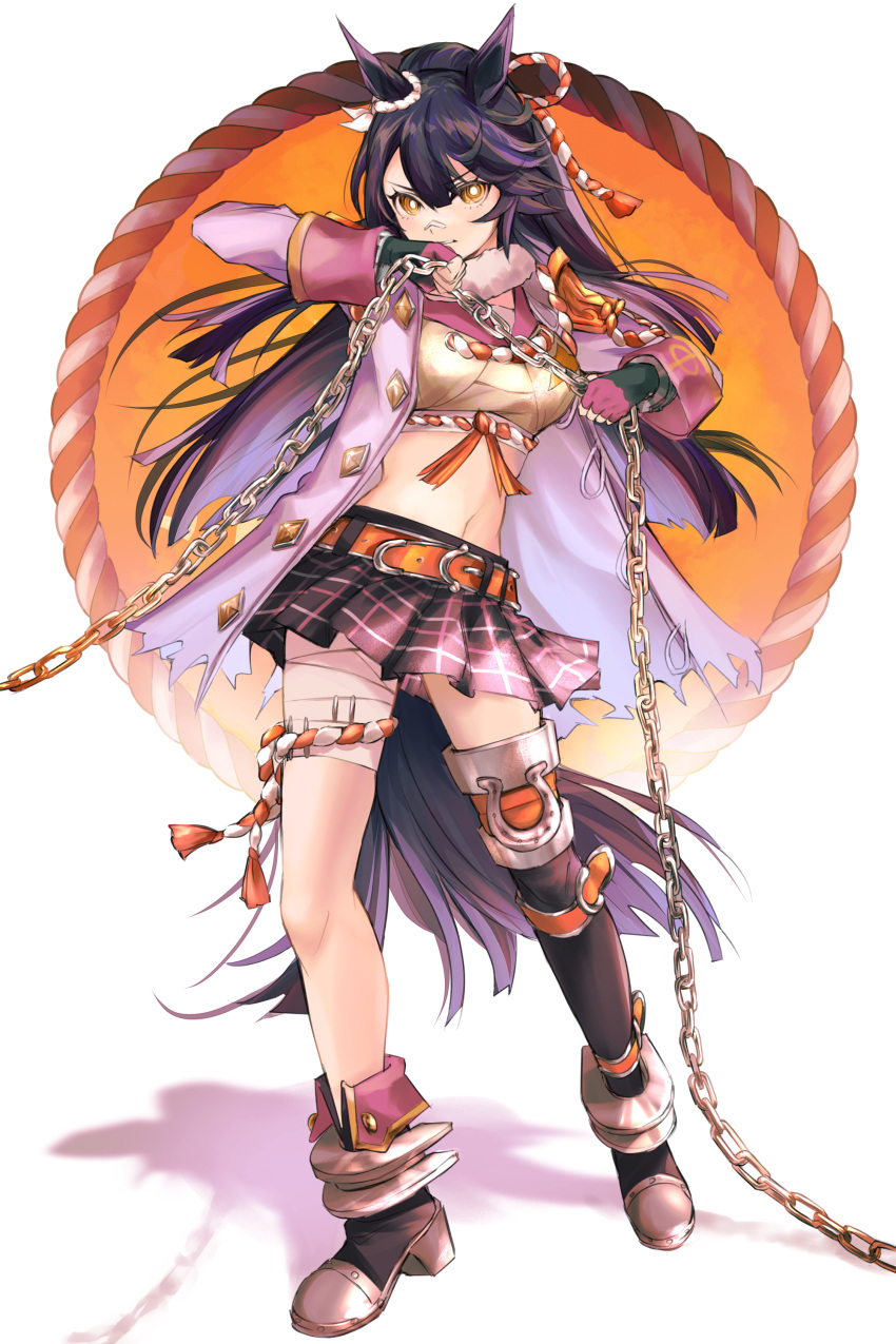 1girl, absurdres, animal_ears, asymmetrical_footwear, bandaged_leg, bandages, bandaid, bandaid_on_nose