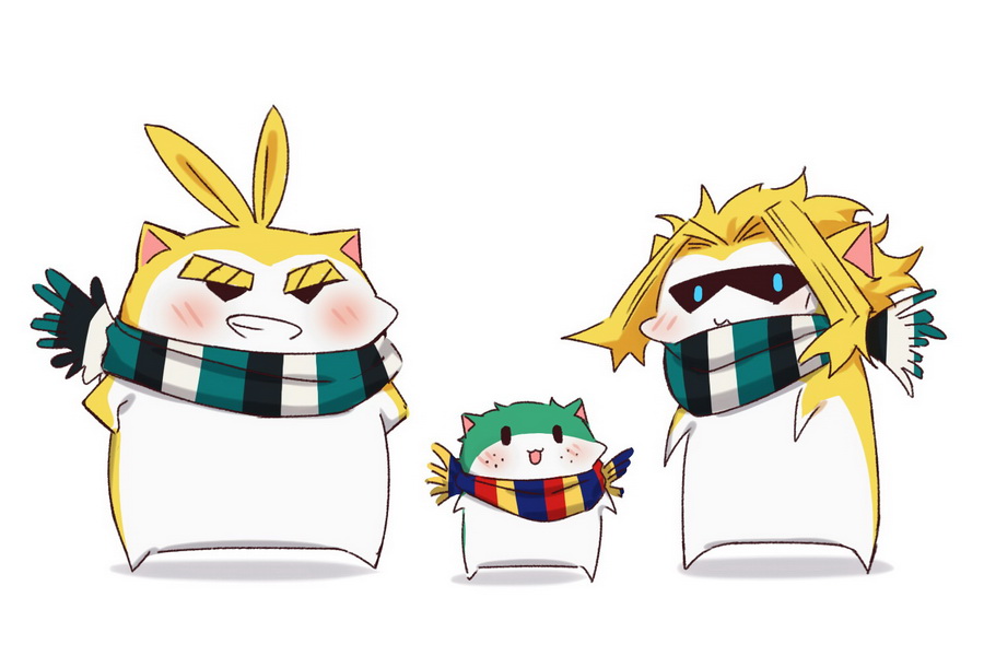 all_might, animalization, blonde_hair, blue_eyes, blush, boku_no_hero_academia, freckles, grey_background