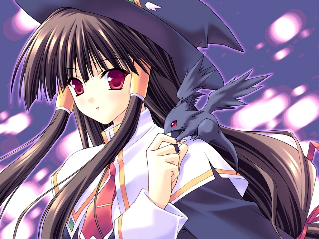 cauldron_(majokko), dragon, hair_tubes, majokko_a_la_mode, red_eyes, rydia_arsenal, suzuhira_hiro