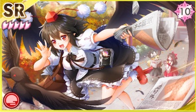 black_hair, blush, dress, marubun, red_eyes, shameimaru_aya, short_hair, touhou_danmaku_kagura