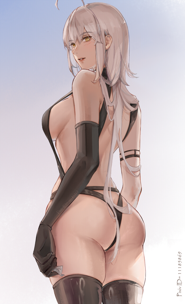 1girl, ass, back, bangs, bare_shoulders, breasts, fate/grand_order, fate_(series)