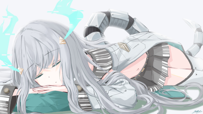 1girl, celia_1315, detached_sleeves, dragon_girl, highleg, highleg_panties, highres, holographic_horns