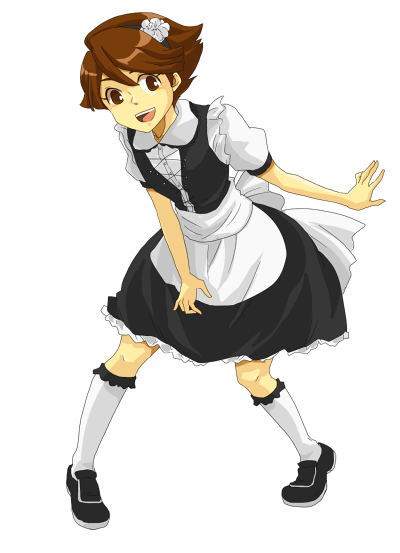 brown_hair, crossdressing, ichinose_kazuya, inazuma_eleven, maid, shota, solo, trap
