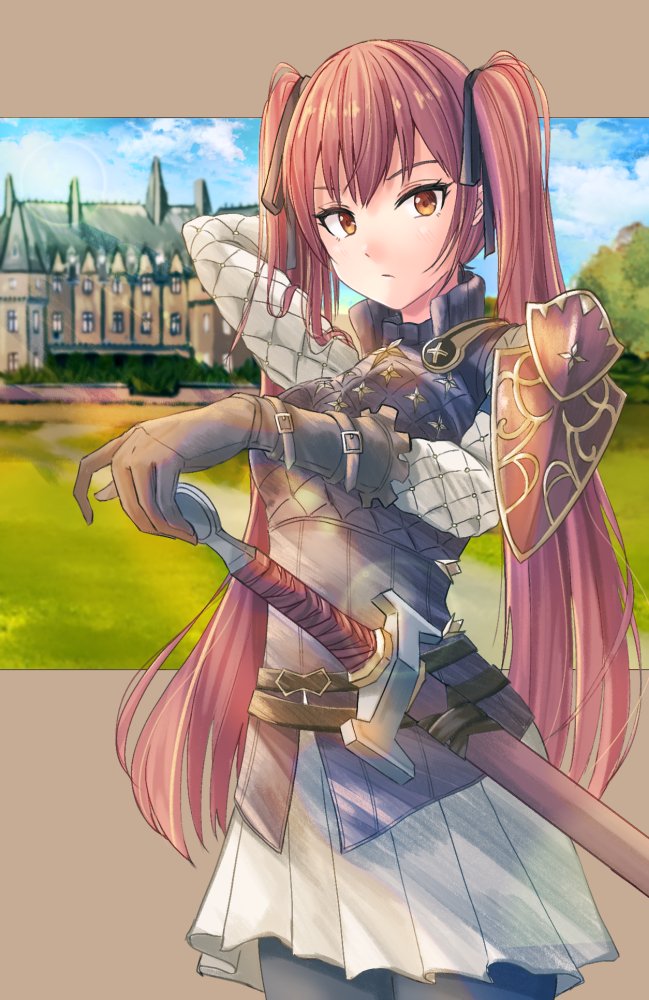 1girl, armor, fire_emblem, fire_emblem_awakening, fire_emblem_fates, fuussu_(21-kazin), gloves, long_hair