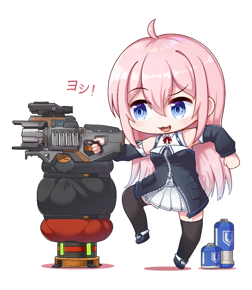 1girl, :3, apex_legends, bangs, black_footwear, black_jacket, breasts, charge_rifle