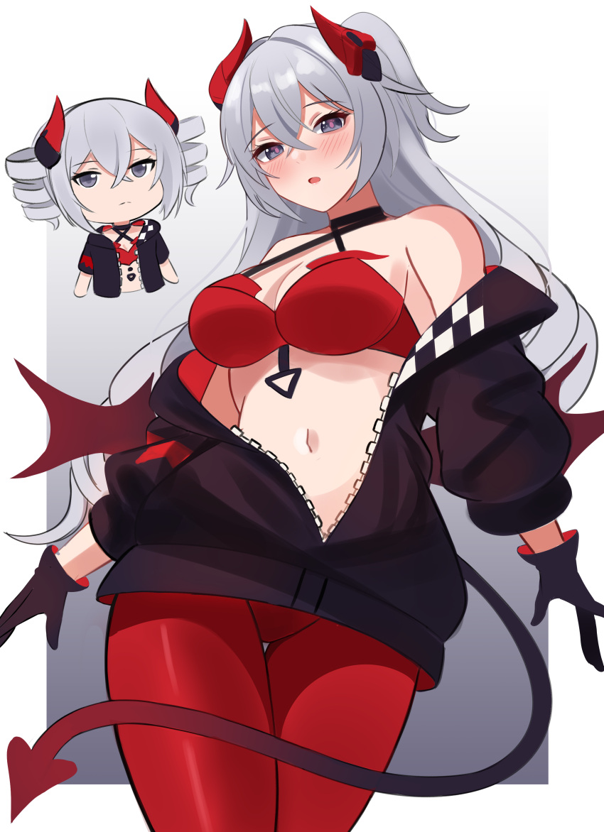 1girl, absurdres, aircell, bare_shoulders, bikini, bikini_top, black_choker, black_eyes