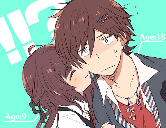 collar_x_malice, duo, fanart, female, hoshino_ichika, hoshino_kazuki_(collar_x_malice), male, pixiv_id_4825799
