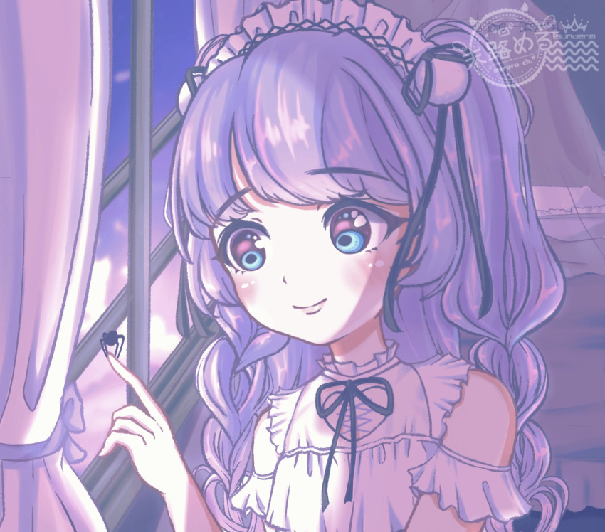 1girl, amiya_aranha, bangs, blush, braid, bug, clothing_cutout, clouds
