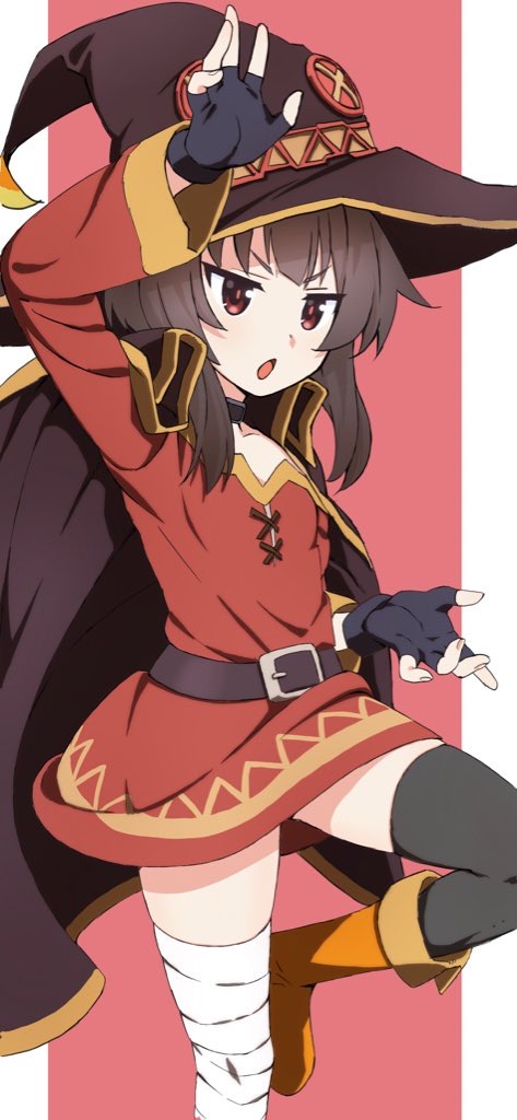 1girl, bangs, belt, belt_buckle, black_cape, black_gloves, blunt_bangs, breasts