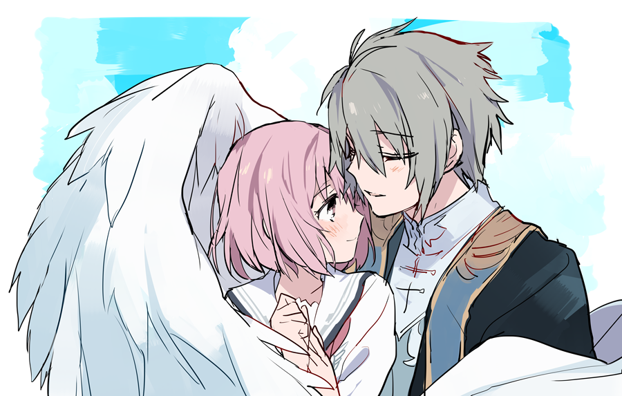 duo, fanart, female, koharu_(norn9), male, norn9, pixiv_id_4825799, senri_ichinose