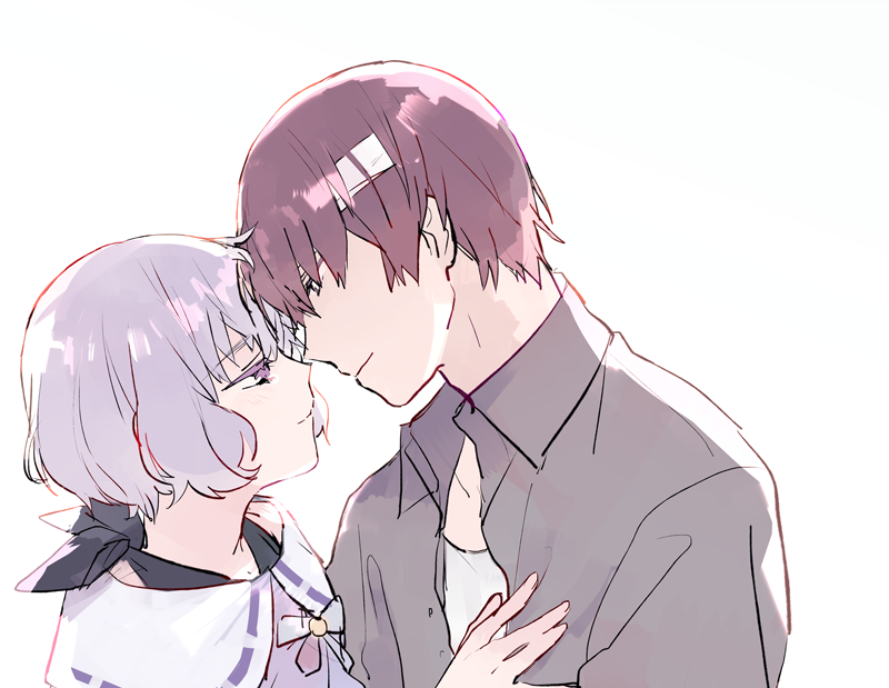 duo, fanart, female, male, muroboshi_ron, norn9, pixiv_id_4825799, shiranui_nanami