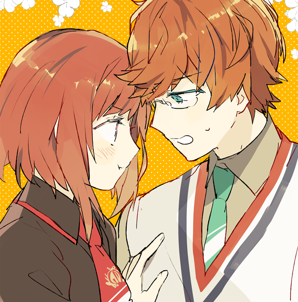 charade_maniacs, duo, ebana_keito, fanart, female, male, pixiv_id_4825799, sena_hiyori