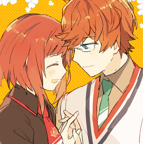 charade_maniacs, duo, ebana_keito, fanart, female, male, pixiv_id_4825799, sena_hiyori