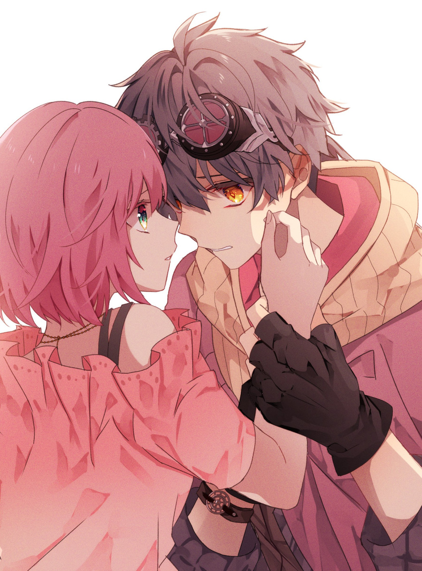 ange_(angelique_luminarise), angelique_luminarise, duo, fanart, female, male, tekodeteko, xeno_(angelique_luminarise)