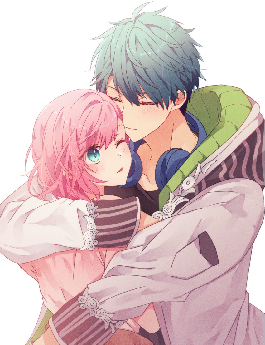 ange_(angelique_luminarise), angelique_luminarise, duo, fanart, female, kanata_(angelique_luminarise), male, tekodeteko