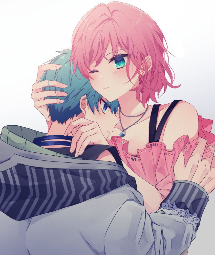 ange_(angelique_luminarise), angelique_luminarise, duo, fanart, female, kanata_(angelique_luminarise), male, tekodeteko