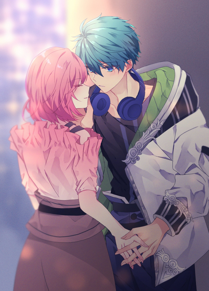ange_(angelique_luminarise), angelique_luminarise, duo, fanart, female, kanata_(angelique_luminarise), male, tekodeteko