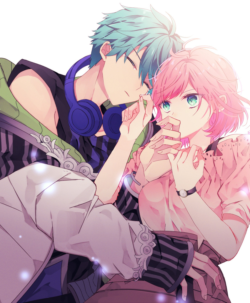 ange_(angelique_luminarise), angelique_luminarise, duo, fanart, female, kanata_(angelique_luminarise), male, tekodeteko