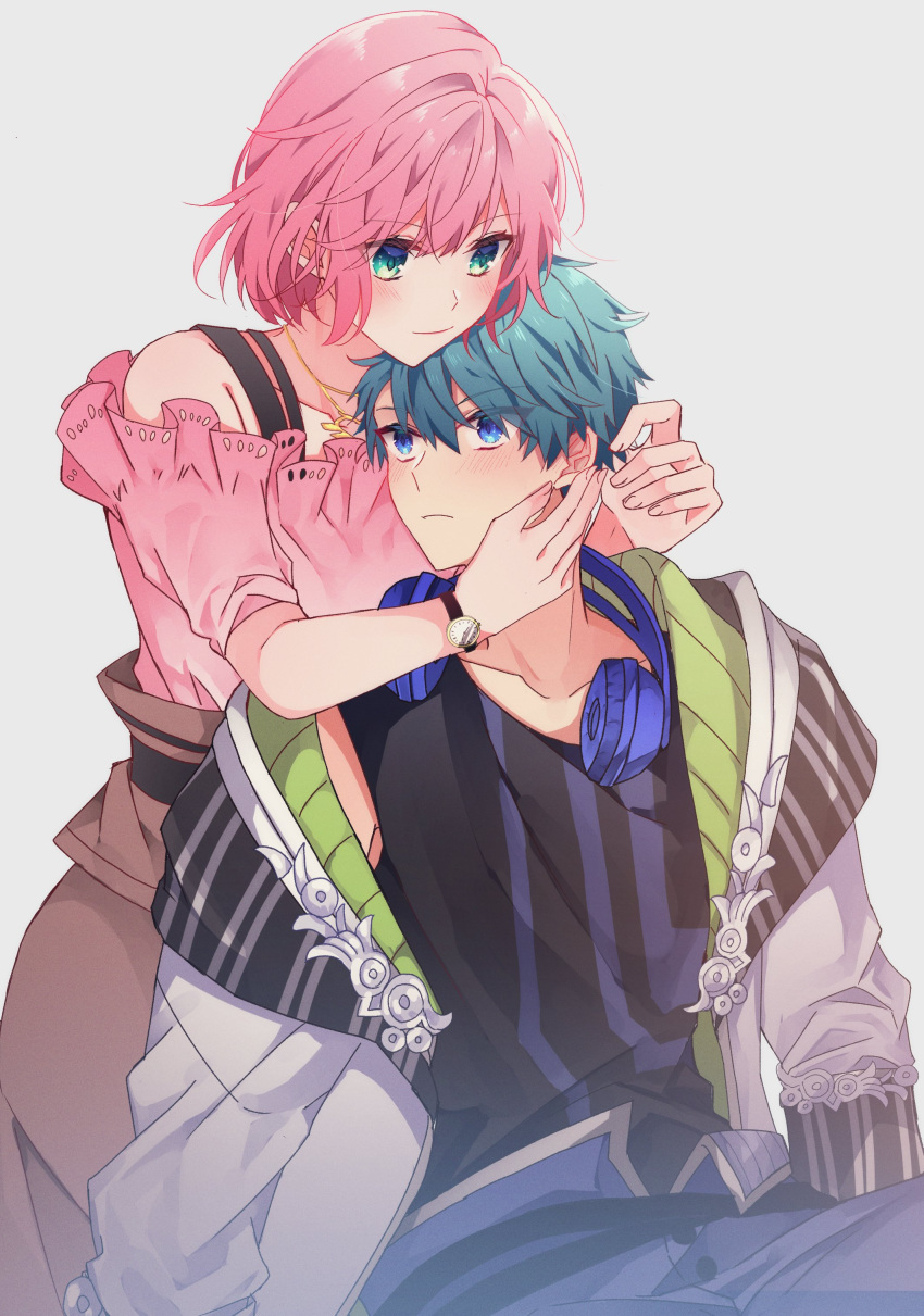 ange_(angelique_luminarise), angelique_luminarise, duo, fanart, female, kanata_(angelique_luminarise), male, tekodeteko
