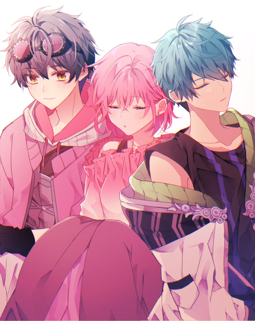 ange_(angelique_luminarise), angelique_luminarise, fanart, female, kanata_(angelique_luminarise), male, tekodeteko, trio