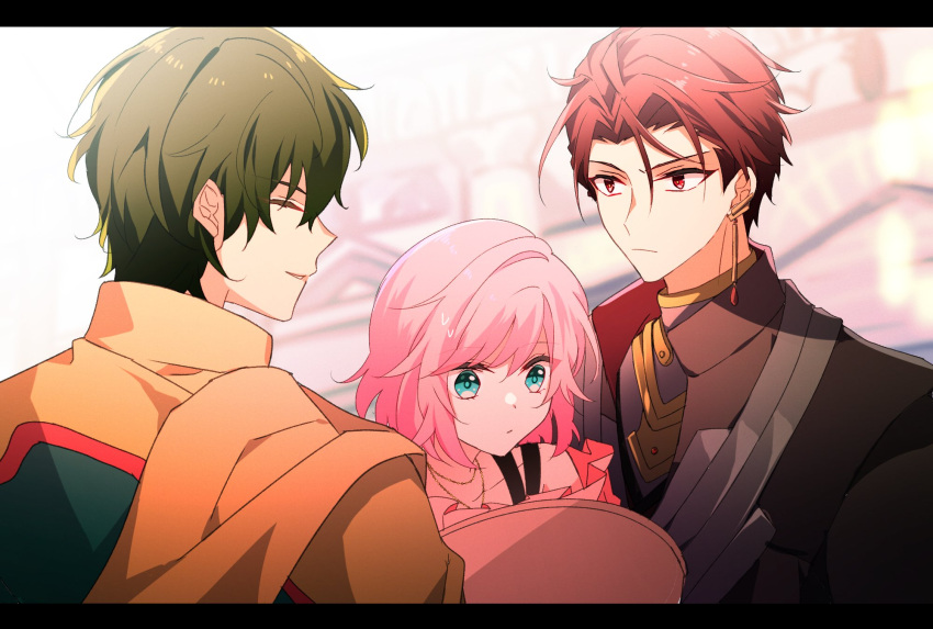 ange_(angelique_luminarise), angelique_luminarise, fanart, female, lorenzo_(angelique_luminarise), male, shuri_(angelique_luminarise), tekodeteko, trio