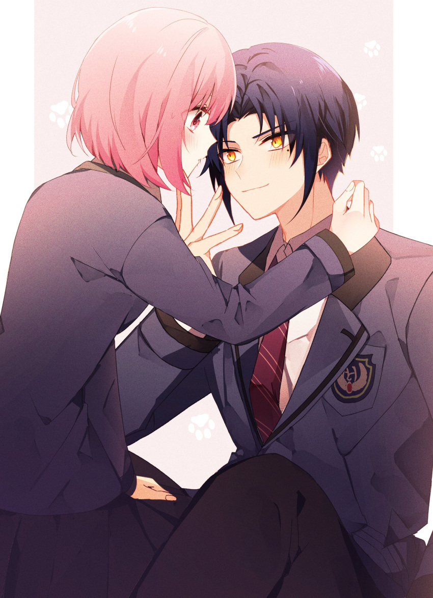 duo, fanart, hiiragi_yanosuke, protagonist_(tokimemo_gs4), tekodeteko, tokimeki_memorial_girl's_side_4th_heart