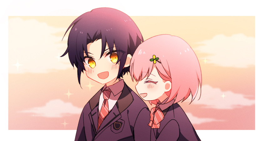 duo, fanart, hiiragi_yanosuke, protagonist_(tokimemo_gs4), tekodeteko, tokimeki_memorial_girl's_side_4th_heart