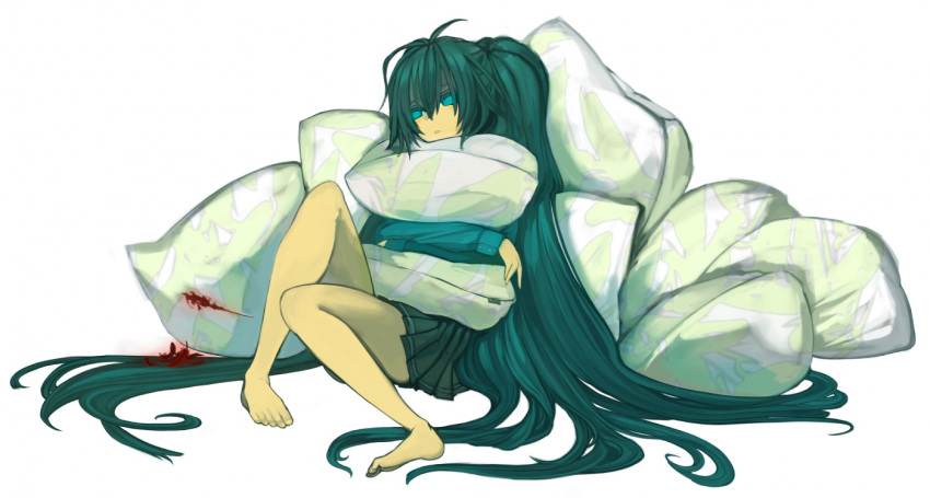 chain_girl_(vocaloid), hatsune_miku, pillow, resized, ukai_saki, vocaloid