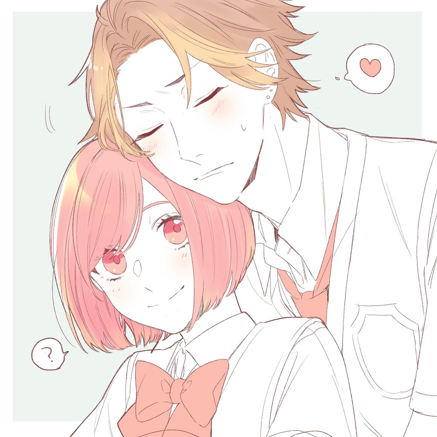 bambi_(tokimeki_memorial_girl's_side_3rd_story), duo, fanart, female, male, niina_junpei, pixiv_id_11338758, tokimeki_memorial_girl's_side_3rd_story