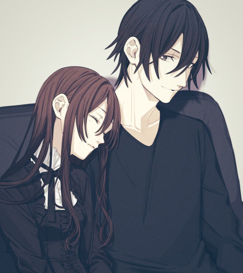 duo, fanart, female, male, pixiv_id_11338758, shinigami_to_shoujo, toono_sayo, toono_tooya