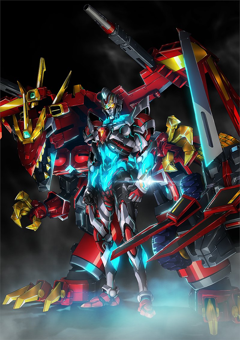 acceptor, armor, cannon, dragon, dynarex, dynazenon_(character), gridman_(ssss), gridman_universe