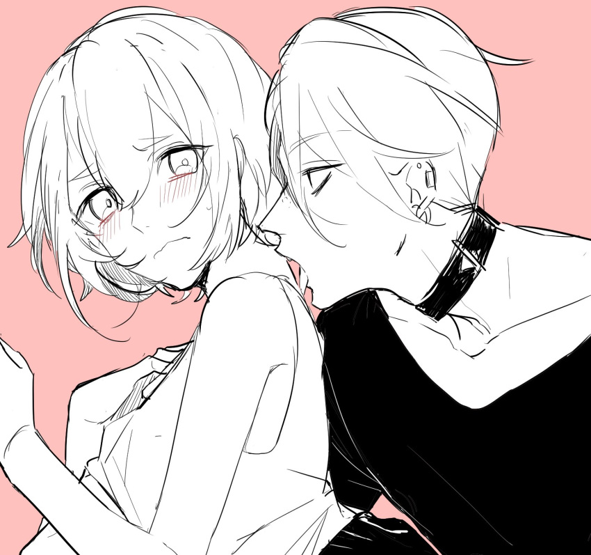 akagami_mashiro, duo, fanart, female, kyoukai_no_shirayuki, male, pixiv_id_11338758, sumifu_shikimi