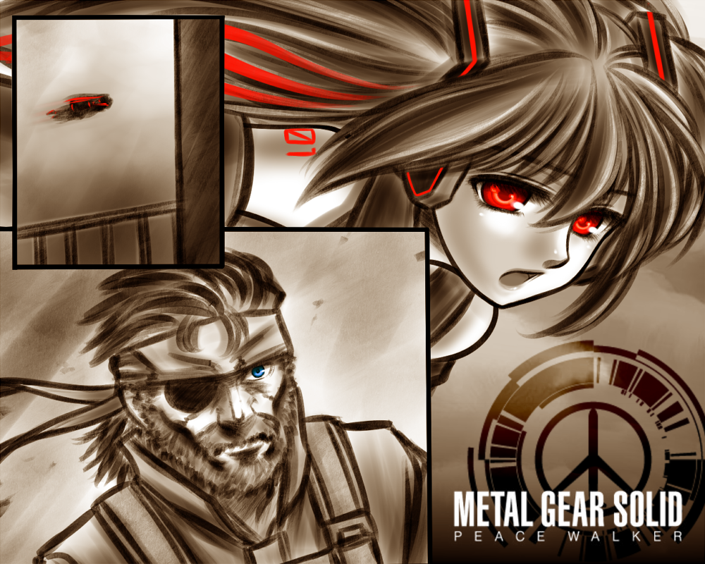 big_boss, chrysalis, hatsune_miku, metal_gear, metal_gear_solid_peace_walker, vocaloid