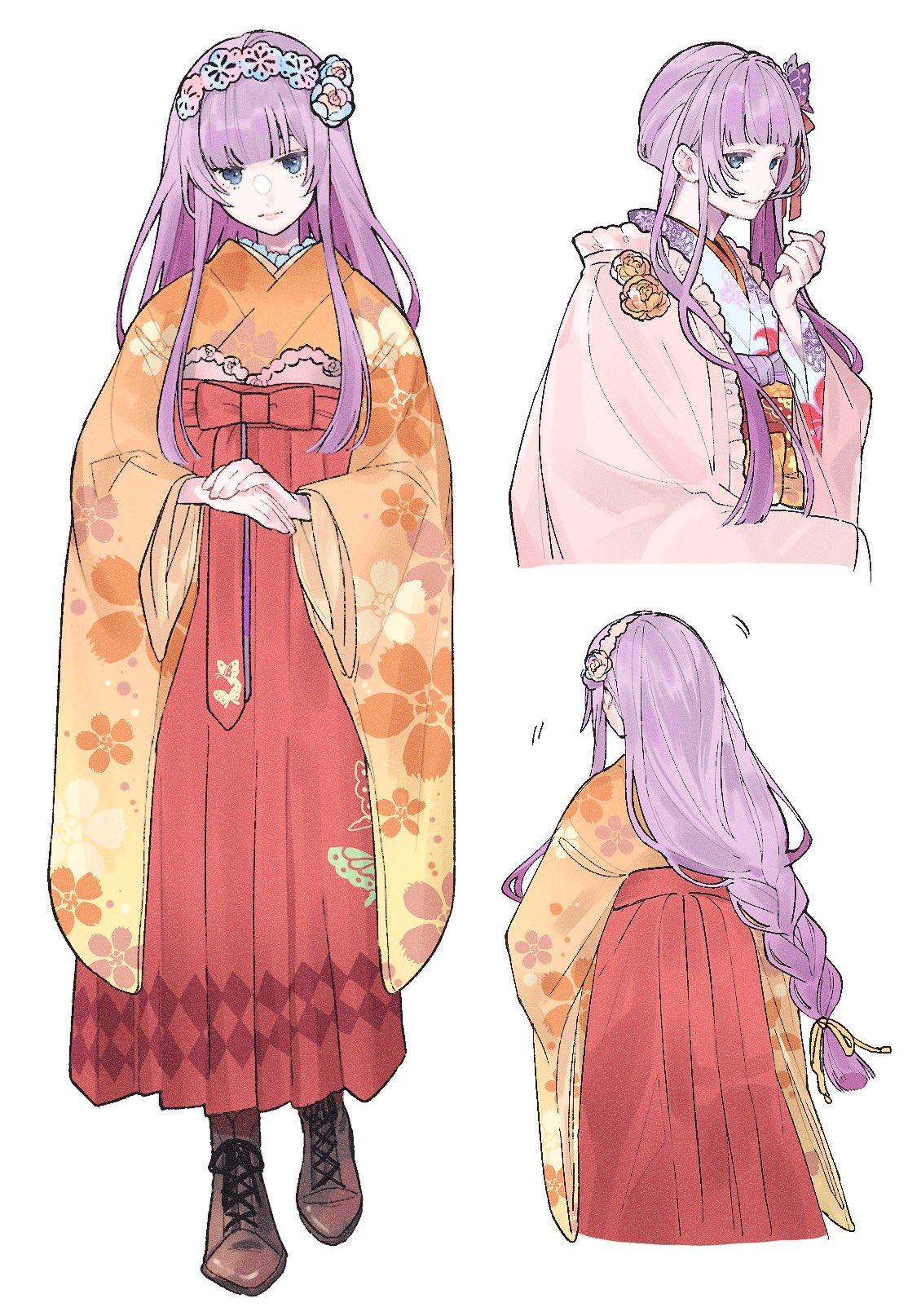 fanart, female, fuyuura_megumi, getsuei_no_kusari, pixiv_id_11338758, solo