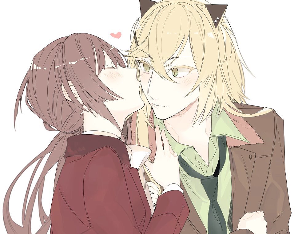 collar_x_malice, duo, fanart, female, hoshino_ichika, male, pixiv_id_11338758, shiraishi_kageyuki