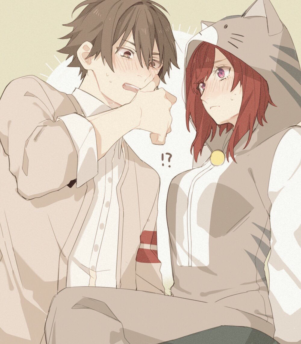 charade_maniacs, dazai_mei, duo, fanart, female, male, pixiv_id_11338758, sena_hiyori