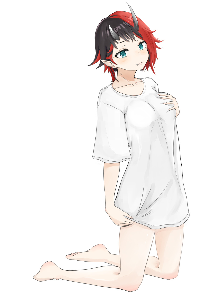 1girl, absurdres, alternate_costume, bangs, black_hair, blue_eyes, blush, breasts