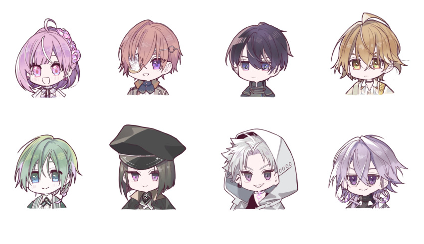 cendrillon_palika, ela_amalric, fanart, female, hairi_lalique, kashika_galle, klone_spinel, male, natra_peony, pixiv_id_11338758, rindo_westeria, shien_clinochlore, ulen_muller