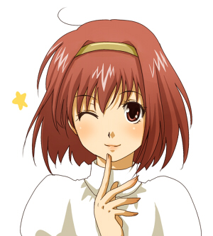 blush, finger_to_mouth, fire_emblem, fire_emblem:_mystery_of_the_emblem, fire_emblem_mystery_of_the_emblem, hairband, harushino, lowres