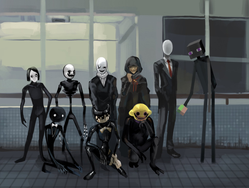 bendy, bendy_and_the_ink_machine, character_request, copyright_request, enderman, faceless, five_nights_at_freddy's, formal