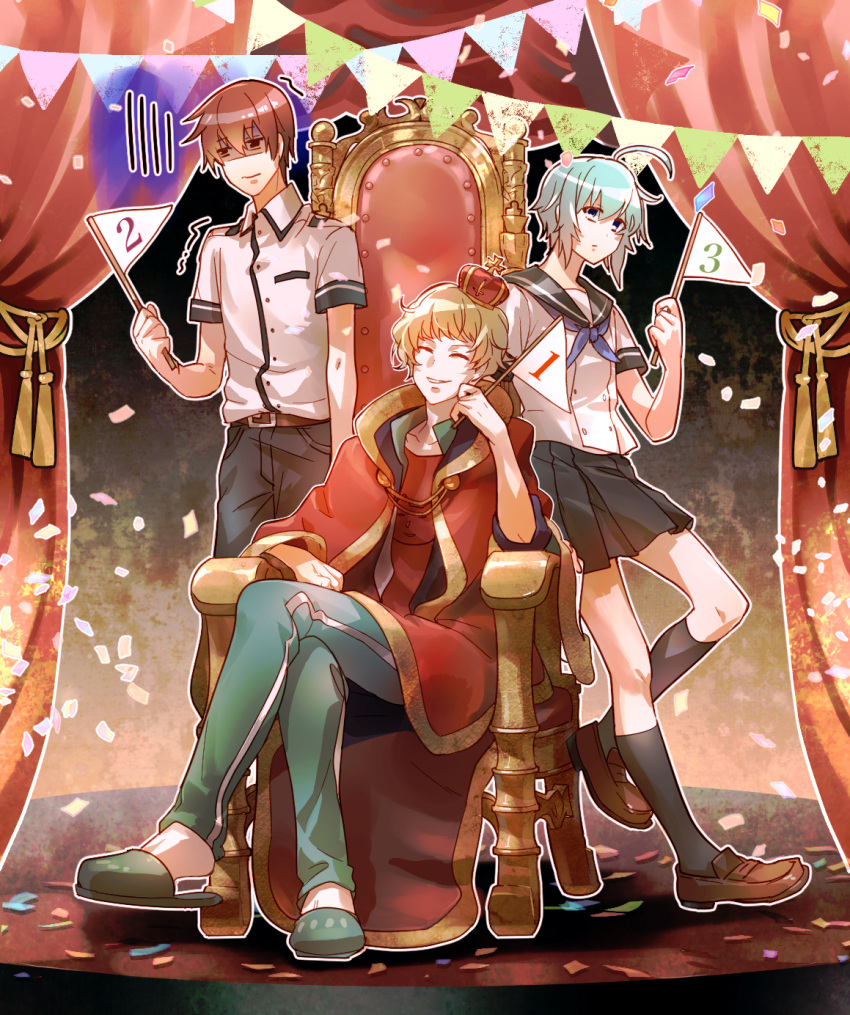 chigira_takumi, fanart, female, hirose_yuuki_(kaeru_batake), kaeru_batake_de_tsukamaete, male, pixiv_id_5280825, sugano_fuu