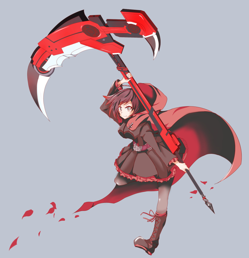 1girl, bakuma, belt, blue_eyes, blush, boots, cape, contrapposto