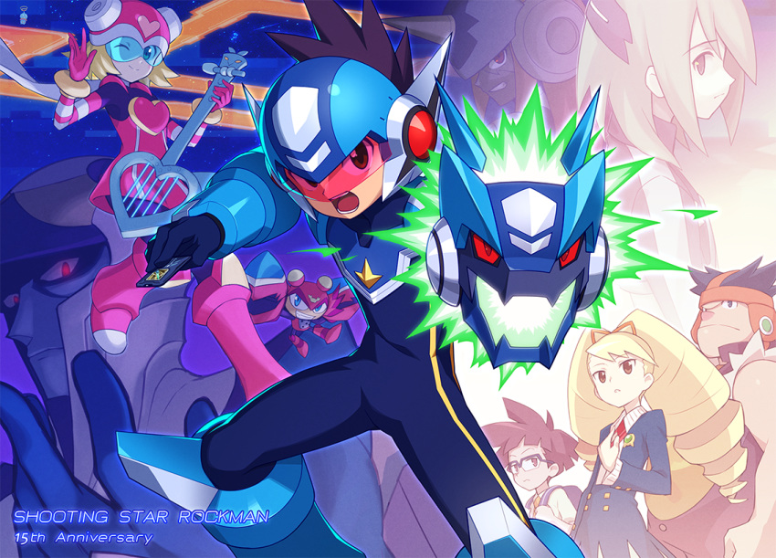 degarashi_(ponkotsu), geo_stelar_(mega_man), harp_note, hibiki_misora, hoshikawa_subaru, hoshikawa_subaru_(rockman), luna_platz_(mega_man), mega_man_(series)