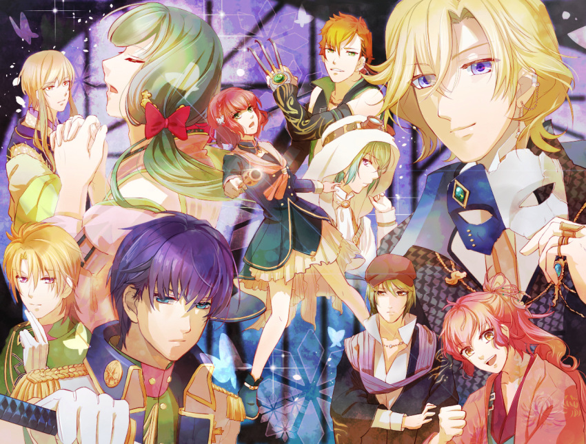 arima_hajime, darius_(harukanaru_toki_no_naka_de_6), fanart, female, hagio_kudan, harukanaru_toki_no_naka_de_6, honjou_masatora, katagiri_shuuhei